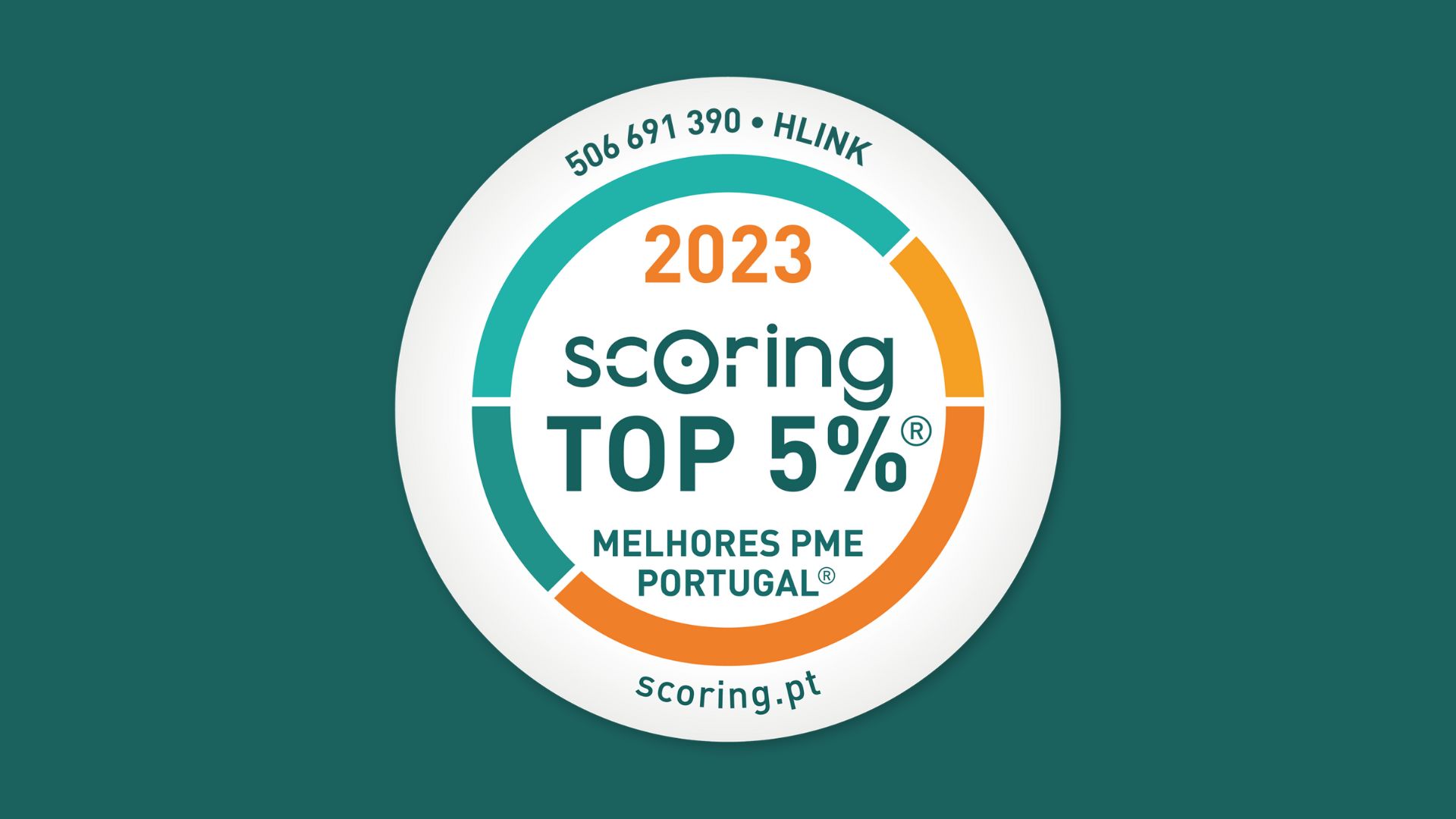 Selo TOP 5% Melhores PME de Portugal